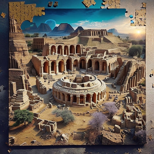 Unravel the secrets of the past and piece together history with an ancient world jigsaw puzzle. Start your adventure now!