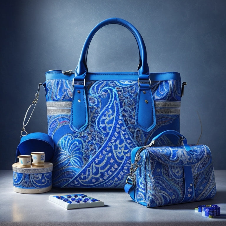 Discover the elegance and quality of the American Mahjong Game Set. Carry it in style with the Blue Paisley Carrying Bag. Experience luxury with 166 Premium White tiles.