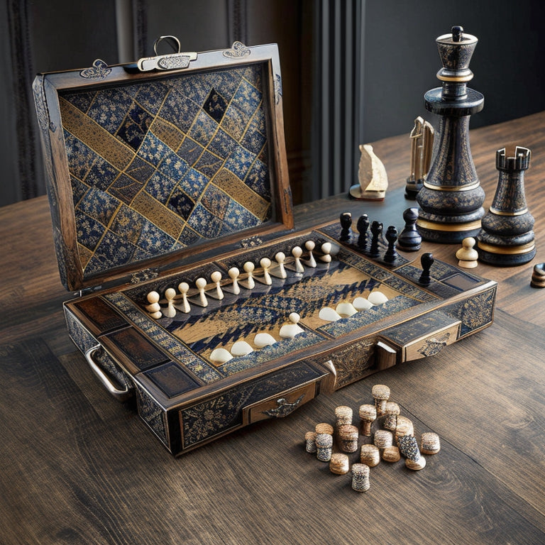 Unleash the Fun with the Ultimate Backgammon Chess Set - Perfect for Family Bonding! Experience endless hours of excitement and competition. Click now!