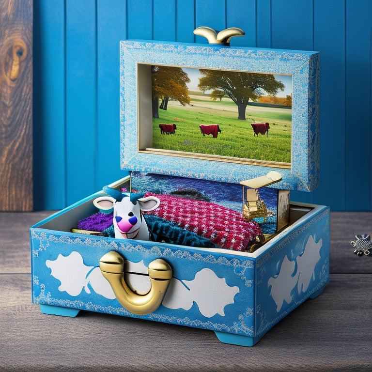 Discover the magical world of puzzle playtime with our Musical Stuffed Cow. This music box stuffed animal will delight and entertain your little one for hours!