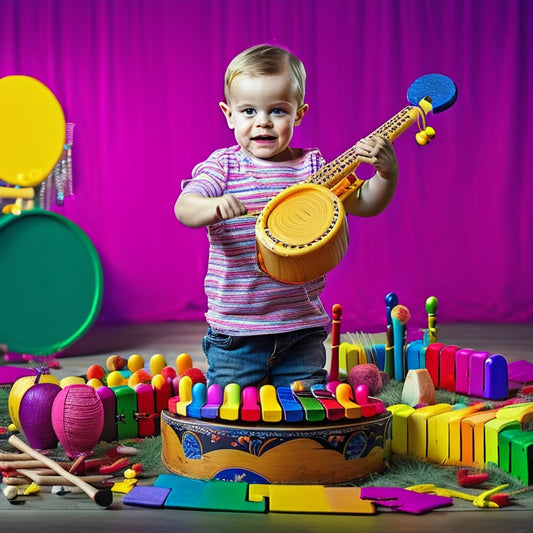 Discover the perfect musical instruments for toddlers! Watch their creativity soar as they explore sounds and rhythms with this exciting toddler musical instruments set.