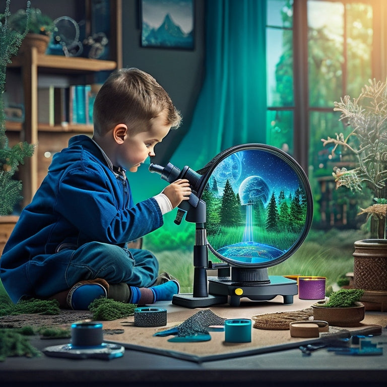 Discover the magical world hidden in plain sight! Unleash your child's inner word wizard with our captivating kids microscope set. Prepare to be amazed!