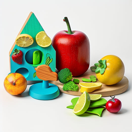 Discover the ultimate kitchen accessory! These magnetic wooden cutting fruits will take your child's playtime to the next level. Get yours now!
