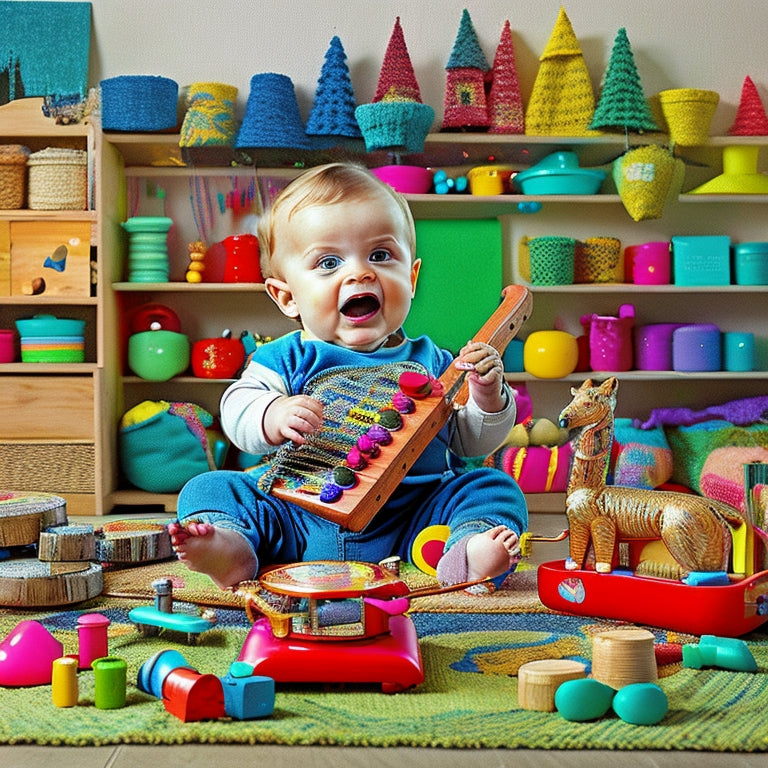 Discover the perfect musical toys for your little one! Stimulate their mind and have endless fun with these music toys designed to engage and entertain babies.