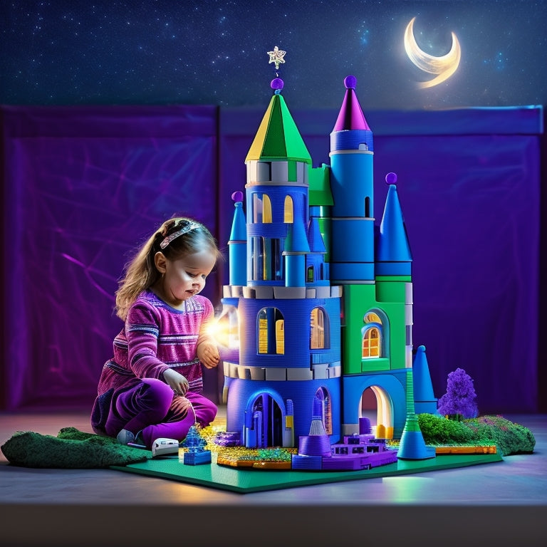 Discover the magical world of bedtime songs with our educational magnetic building toy. Unlock creativity and imagination while having endless musical fun!
