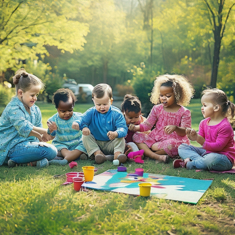 Discover the joy of outdoor art with these creative activities for toddlers. Let their imagination soar in nature's canvas! Click now for endless artistic adventures.