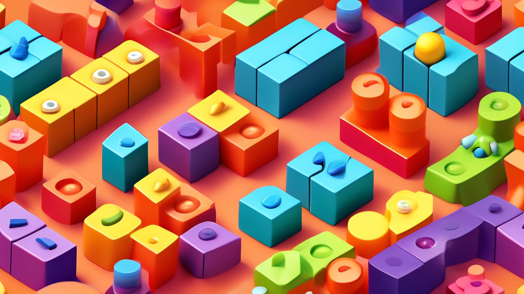 A colorful and engaging educational toy designed to foster visual-spatial skills in children, featuring interactive blocks, puzzles, and mazes that encourage problem-solving and spatial reasoning.