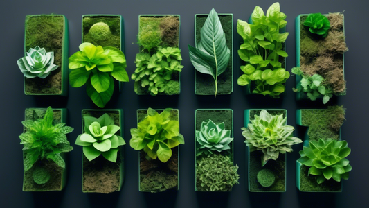 A lush, verdant field with individual plants undergoing various stages of growth, representing the cultivation of grit and a growth mindset for personal and professional success.