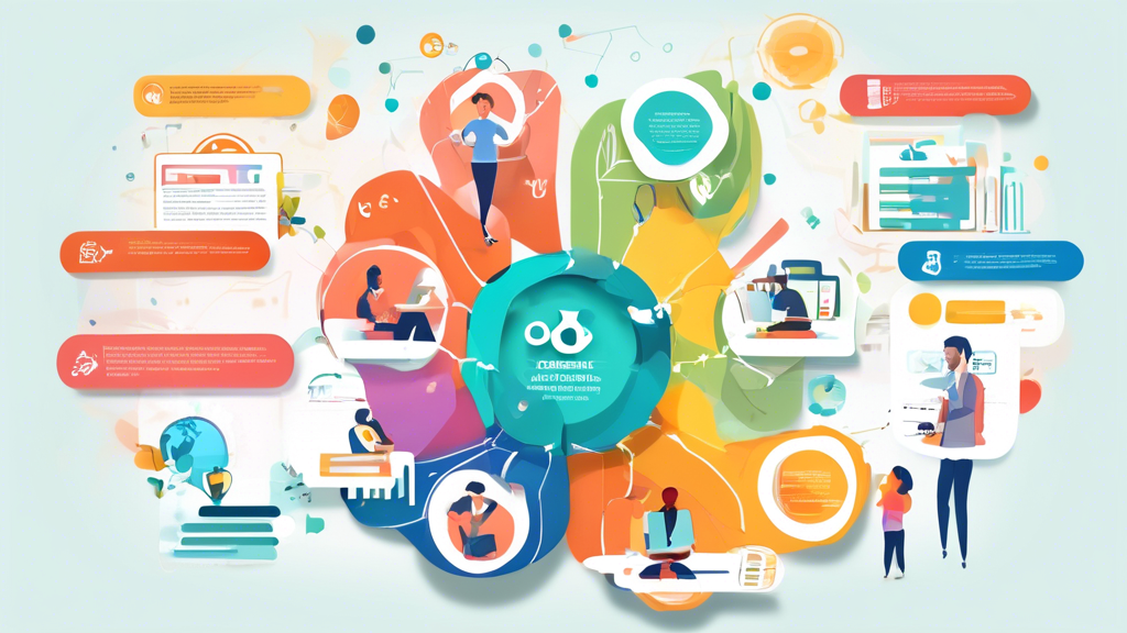 An animated infographic illustrating the benefits and effective strategies for adopting e-learning solutions in educational settings, featuring interactive elements and data visualizations.