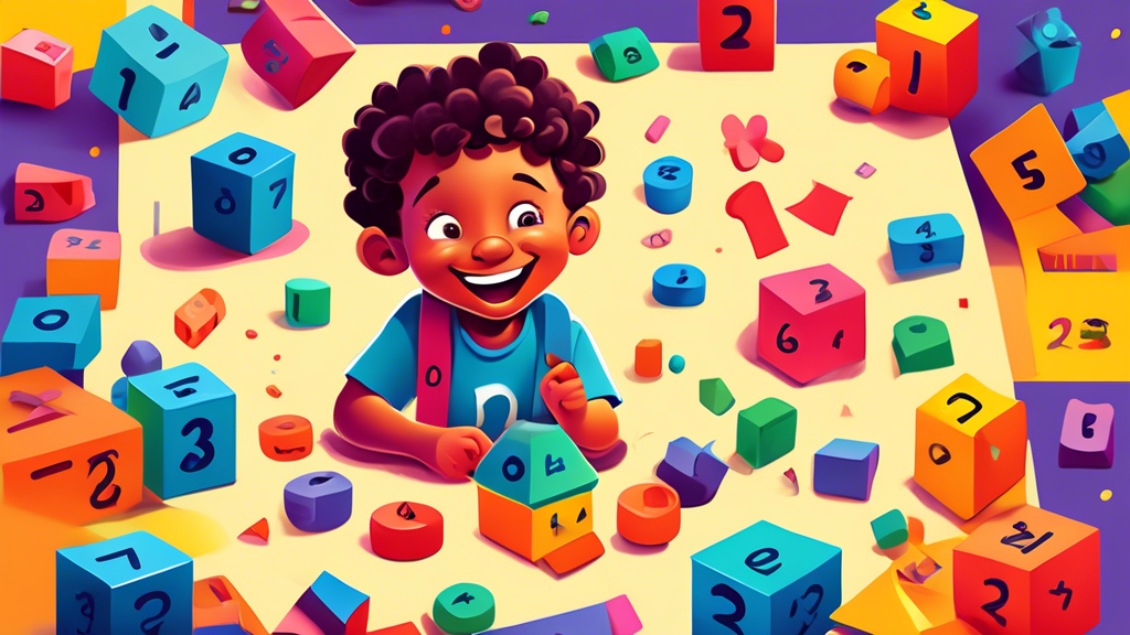 **DALL-E Prompt:**

A vibrant and engaging illustration that represents the concept of math enrichment for young children. Depict playful activities, curious children, and visuals that foster a love f