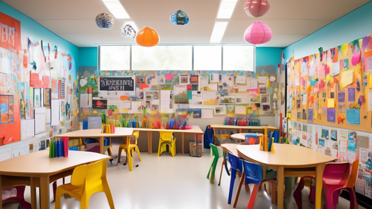 **DALL-E Prompt:**

A vibrant, aspirational classroom where students and teachers are enthusiastically engaged in collaborative learning, surrounded by books, technology, and inspirational posters. Th