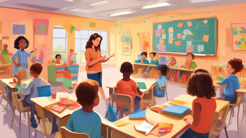 Sure, here is a DALL-E prompt for an image that relates to the article title:

**Striking the Balance: Structure vs. Play in Education**

**Image prompt**: **A painting of a classroom with children pl