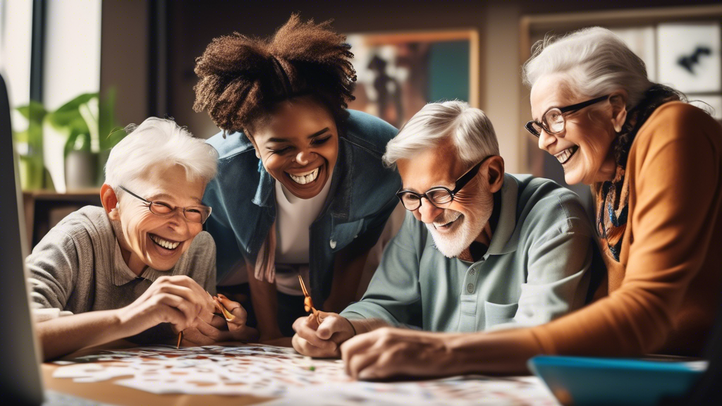 Sure, here is a DALL-E prompt for an image that relates to the article title Unveiling the Cognitive Boost: Brain Teasers Supercharge the Mind:

**A photograph of a group of people of various ages and