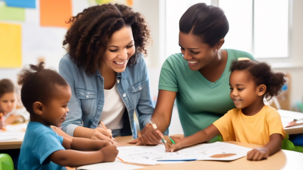 Sure, here is a DALL-E prompt for an image that relates to the article title Parents as Partners: Boosting Early Childhood Success:

**Prompt:** A group of parents and educators working together to cr