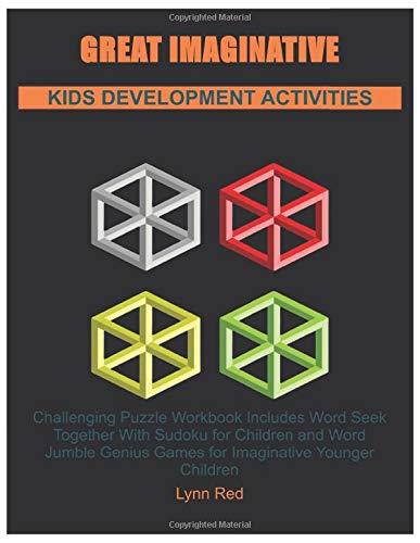 GREAT IMAGINATIVE KIDS DEVELOPMENT ACTIVITIES: Challenging Puzzle Workbook Includes Word Seek