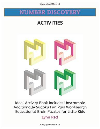 NUMBER DISCOVERY ACTIVITIES: Ideal Activity Book Includes Unscramble Additionally Sudoku Fun Plus