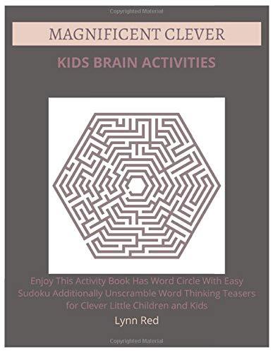Magnificent Clever Kids Brain Activities: Enjoy This Activity Book Has Word Circle