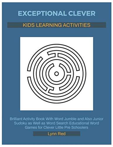 Exceptional Clever Kids Learning Activities: Brilliant Activity Book With Word Jumble
