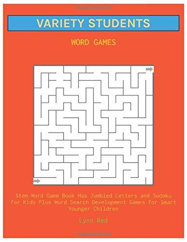 VARIETY STUDENTS WORD GAMES: Stem Word Game Book Has Jumbled Letters and Sudoku for Kids