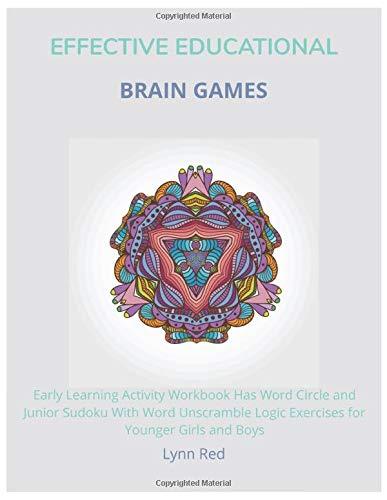 Effective Educational Brain Games: Early Learning Activity Workbook Has Word Circle and Junior