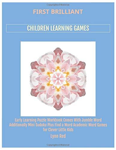 First Brilliant Children Learning Games: Early Learning Puzzle Workbook Comes With Jumble Word