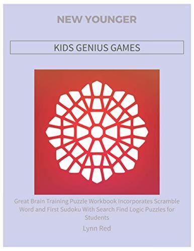 NEW YOUNGER KIDS GENIUS GAMES: Great Brain Training Puzzle Workbook Incorporates Scramble Word