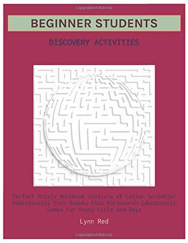 Beginner Students Discovery Activities: Perfect Puzzle Workbook Consists of Letter Scrambler