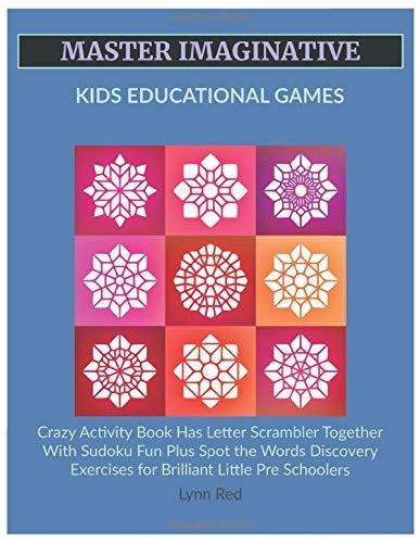 Master Imaginative Kids Educational Games: Crazy Activity Book Has Letter Scrambler