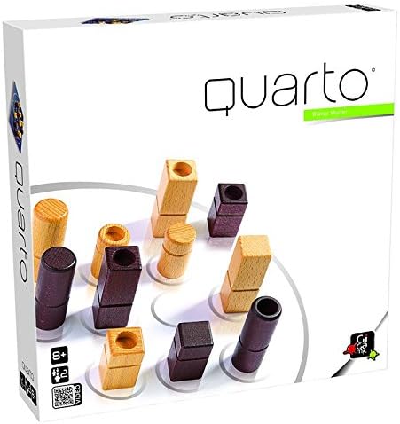 Quarto | Strategy Game for Adults and Families | Ages 8+ | 2 Players | 15 Minutes