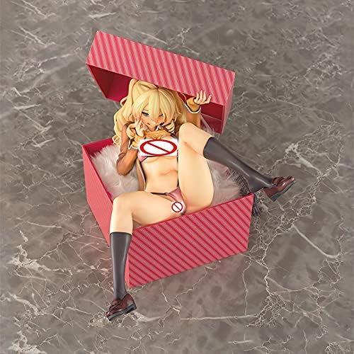 18CM Limited Edition Anime Ative Gift Box Girl Sari Shibusa PVC Beautiful Girls Action Figure Standing Model Seated Adult Toys Collection Doll Gifts Cartoon Game Character Statue