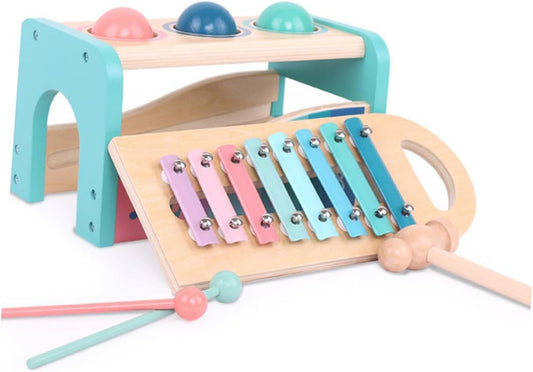 1 Set Knock on The Piano Toddler Educational Toys Musical Toys Toddler Music Toys Music Instruments Toys Musical Toy Pounding Toys Toddler Xylophone Shape Toy Puzzle Set