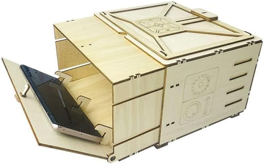 3D Projector Children's Educational Wooden Puzzle Homemade Slide Projector DIY Small Production Creative Toy
