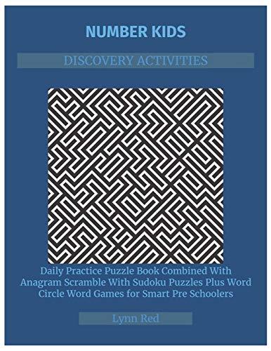 NUMBER KIDS DISCOVERY ACTIVITIES: Daily Practice Puzzle Book Combined With Anagram Scramble