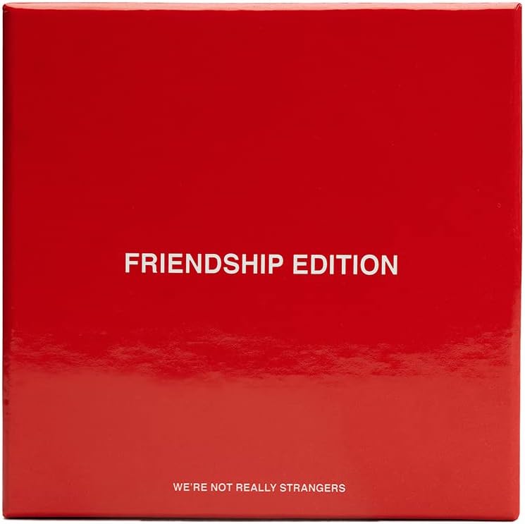 Friendship Edition by We’re Not Really Strangers - A Best Friend Adult Card, Game For Deeper Conversations With Friends, 150 Questions and Wildcards to Grow Your Relationship