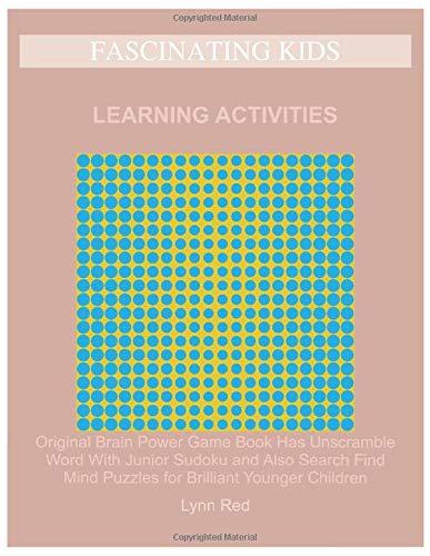 Fascinating Kids Learning Activities: Original Brain Power Game Book Has Unscramble Word