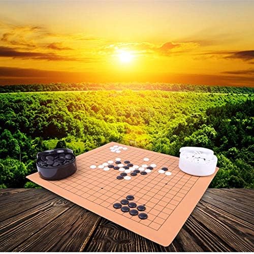 International Standard 19 Line Go Game Chess Weiqi 361pcs Chessman Leather Chessboard