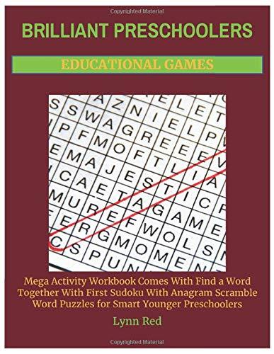 Brilliant Preschoolers Educational Games: Mega Activity Workbook Comes With Find a Word