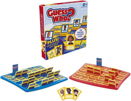 Guess Who? Board Game with People and Pets, Kids Ages 6 and Up (Amazon Exclusive)