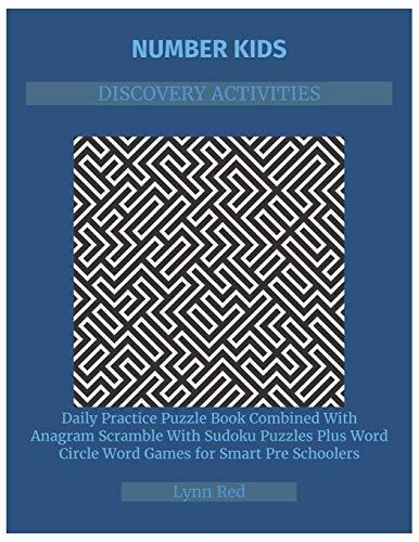 NUMBER KIDS DISCOVERY ACTIVITIES: Daily Practice Puzzle Book Combined With Anagram Scramble