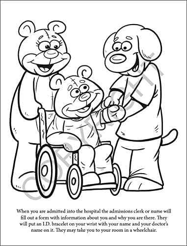 Gift for kids in Hospital - Kids Educational Coloring Books (25 Bulk Pack, With Crayons) - A Beary Special Hospital Visit for Kids, Handout - Games, Puzzles, Activities
