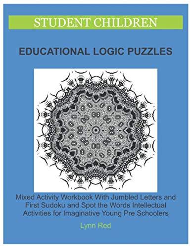 Student Children Educational Logic Puzzles: Mixed Activity Workbook With Jumbled Letters