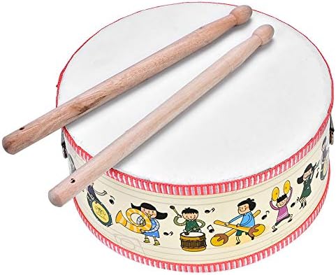 Kids Drum, Percussion Instrument Toy, Compact Wooden Mini for Kids Birthday Gift Kids Musical Toy Singing Dancing Parties Kids Games