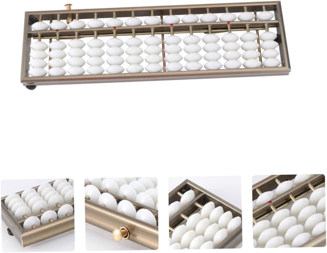 2 Pcs Student Abacus Toys for Kids Japanese Toys Kids Educational Toys Abacus Metal Chinese Calculator Arithmetic Soroban Chinese Abacus Aluminum Alloy Abacus Arithmetic Abacus