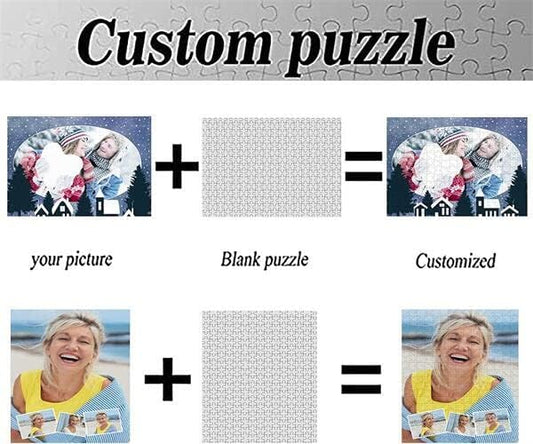 Custom Plastic Jigsaw Puzzle -Photo, Pet Puzzle, Wedding Puzzle, Family Reunion Puzzle -Unique Gift Puzzle Game for Adults