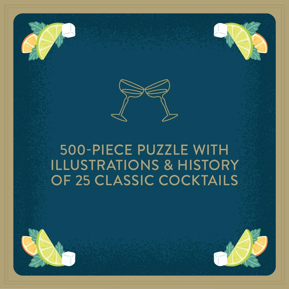 Cocktail Lover’s 500-piece Jigsaw Puzzle