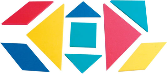 Foam Fun Magnet Tangrams, Set of 56