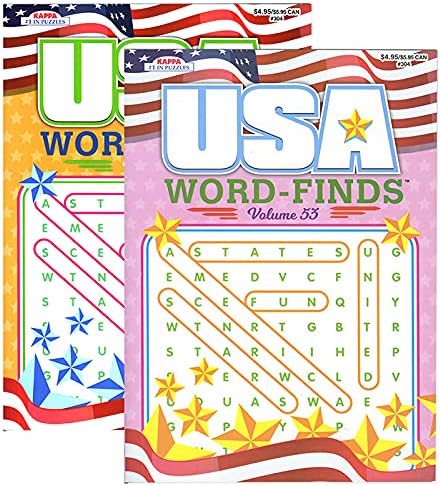 USA Word Finds Puzzle Book, Case of 48