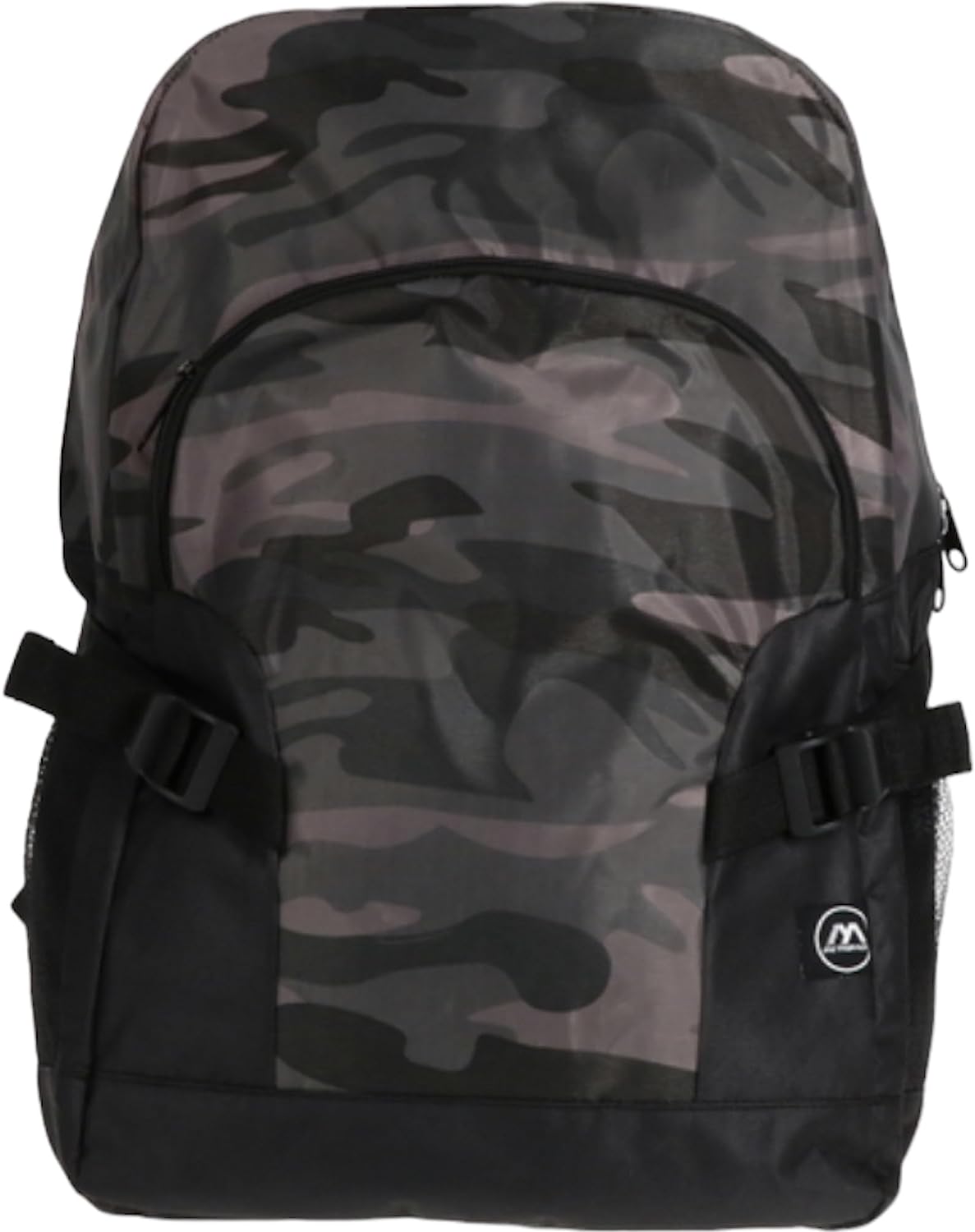 CLRA Black and Gray Back Pack with (1) Superheros Sticker Puzzles Book (3) Pencil Sharpners (16) Pencils (20) Markers with Bonus CLRA Essential Gift.