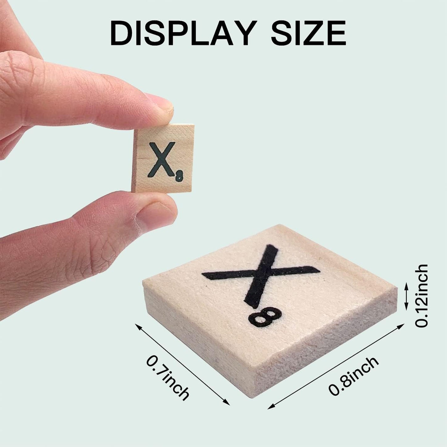 1000 Pcs Letters for Crafts, Wood Tiles, DIY Wood Gift Decoration, Making Alphabet Coasters and Crossword Game