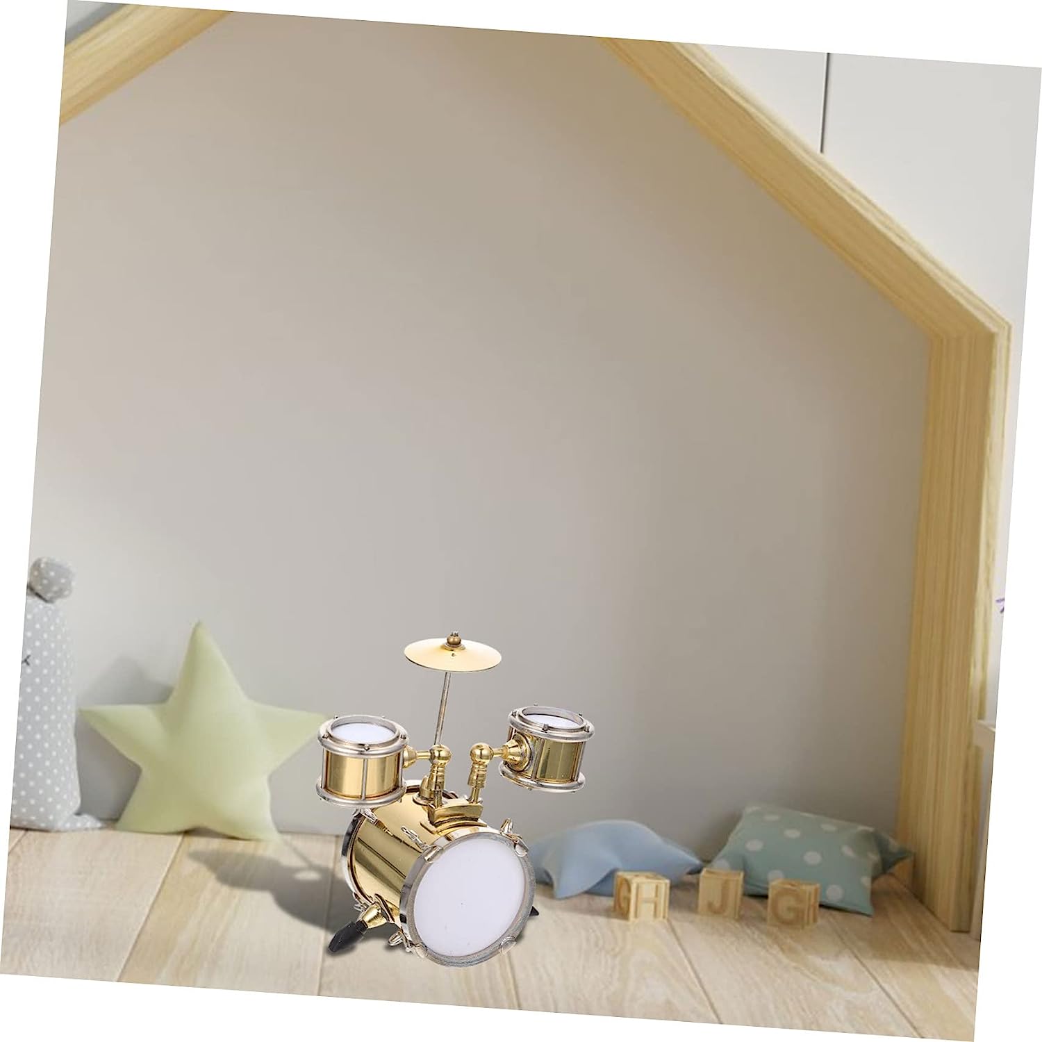 1 Set Mini Musical Instrument Model Miniature House Musical Instruments Mini Musical Instruments Drum Accessories Musical Toys Kids Musical Instruments Mini Decor Tiny House Decors
